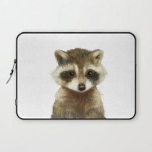 Little Raccoon Computer Cover by Amy Hamilton - Laptop Sleeve - 13"