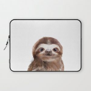 Little Sloth Computer Cover by Amy Hamilton - Laptop Sleeve - 13"