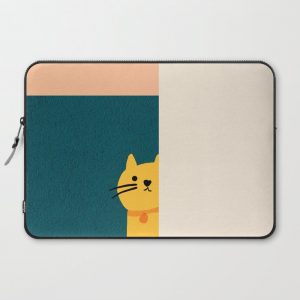 Little_Cat_Cute_Minimalism Computer Cover by forgetme - Laptop Sleeve - 15"