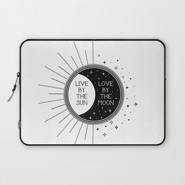 Live by the Sun Love by the Moon Computer Cover by cafelab - Laptop Sleeve - 13"