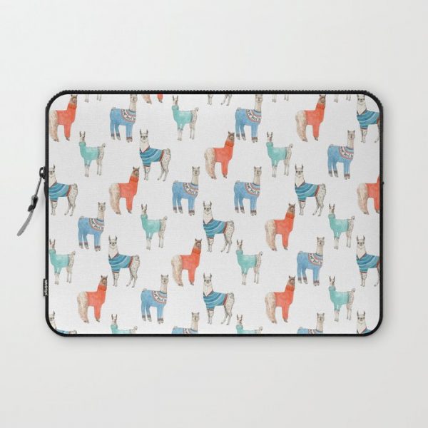 Llamas with Jumpers Computer Cover by Katy Shorttle - Laptop Sleeve - 13"