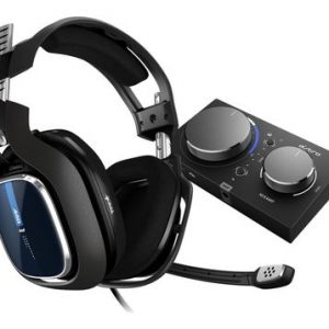 Logitech 939-001660 A40 TR Headset with MixAmp Pro TR for PS4 - Full Size - Wired - 3.5 mm Jack - Black