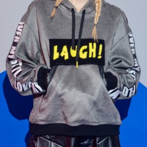 Long Sleeve Statement Hoodie Letter Sweatshirt