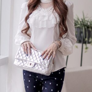 Long Sleeve Sweet Embroidered Shirt