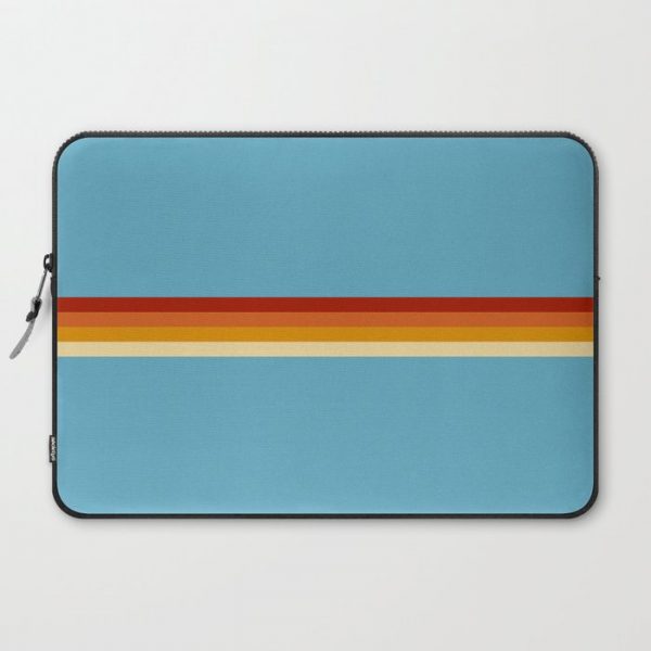 Losna - Classic Retro Summer Stripes Computer Cover by AlphaOmega - Laptop Sleeve - 15"