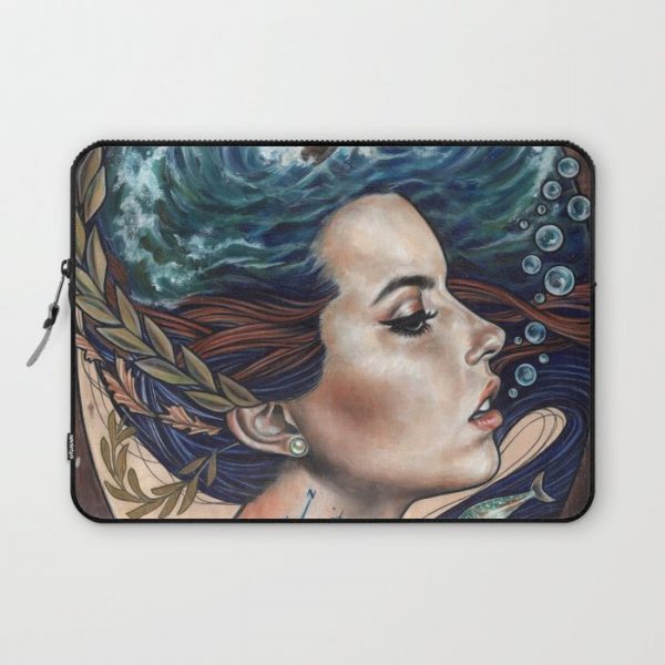 Lost At Sea Computer Cover by Wendy Ortiz - Laptop Sleeve - 13"