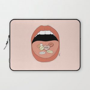 Love Is A Drug Computer Cover by Bec Flattley - Laptop Sleeve - 13"