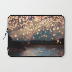 Love Wish Lanterns Computer Cover by Paula Belle Flores - Laptop Sleeve - 13"