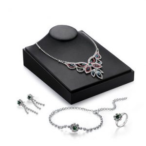 Luxury Jewelry Set Zircon Earrings Necklace Set