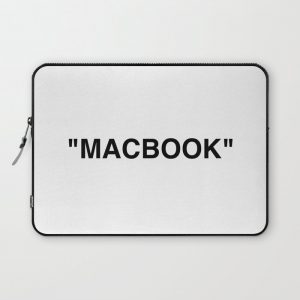 "MACBOOK" Computer Cover by EM - Showmetype - Laptop Sleeve - 13"