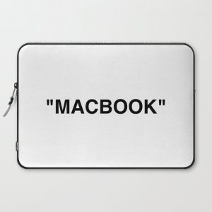 "MACBOOK" Computer Cover by EM - Showmetype - Laptop Sleeve - 15"