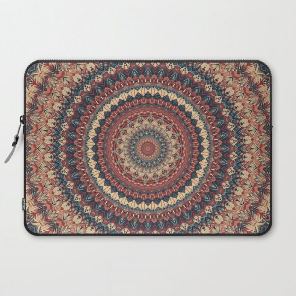 Mandala 595 Computer Cover by Mandala Of Life - Laptop Sleeve - 15"