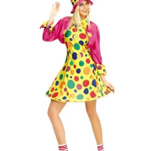 Mardi Gras Clown Fancy Dress Costume Circus Costume