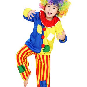 Mardi Gras Kid Easy Clown Costume Circus Costume