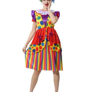 Mardi Gras Women's Clown Fancy Dress Costume Circus Costume