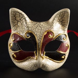 Mask Halloween Costume Fox Mask Gilding Masquerade Costume Accessories