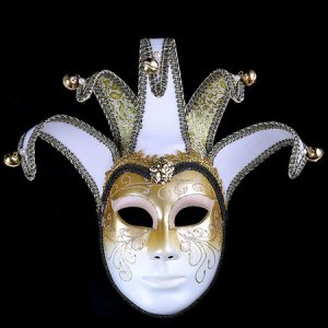 Masquerade Costume Accessories Sequin Pearl Carnival Halloween Costume Mask