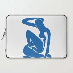 Matisse Cut Out Figure #1 Light Blue Computer Cover by ShaMiLa - Laptop Sleeve - 15"