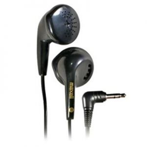 Maxell 190560 EB-95 Lightweight Stereo Earbuds Headphones - Black