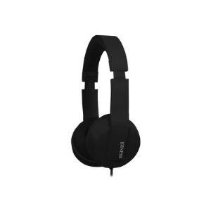 Maxell Solid 2 - Headphones with mic - full size - 3.5 mm jack - black