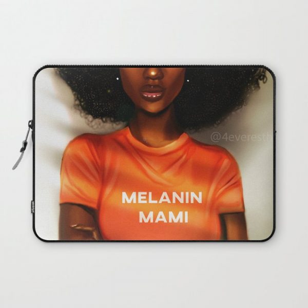 Melanin Mami Computer Cover by 4everestherr - Laptop Sleeve - 13"