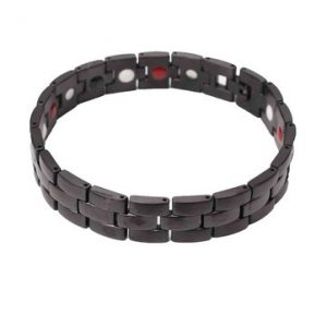 Men Energy Bracelet Black Magnetic Health Therapy Care Pain Relief Energy Bracelet