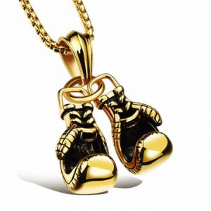 Men's Boxing Glove Pendant Necklace