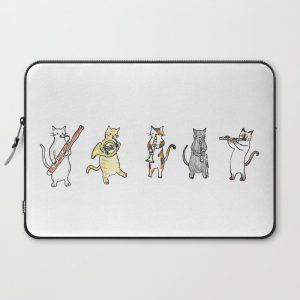 Meowtet Computer Cover by Elena Sloman - Laptop Sleeve - 15"