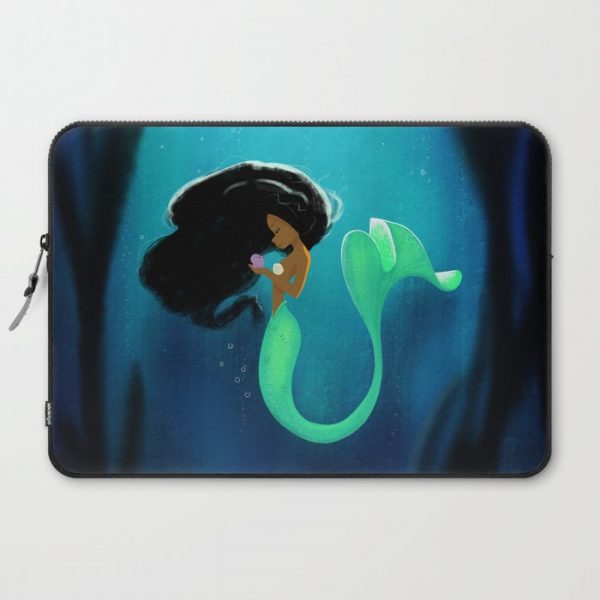 Mermaid Computer Cover by Vashti Harrison - Laptop Sleeve - 15"