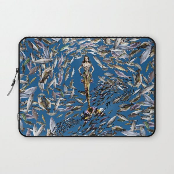 Mermaid in Monaco Computer Cover by Notsniw - Laptop Sleeve - 13"