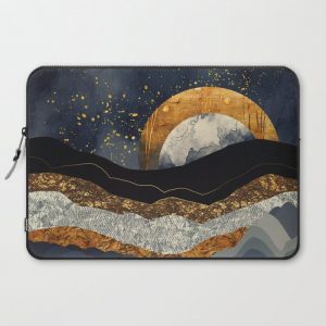 Metallic Mountains Computer Cover by SpaceFrogDesigns - Laptop Sleeve - 15"