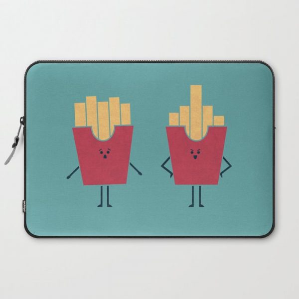 Middle Fry Computer Cover by Teo Zirinis - Laptop Sleeve - 15"