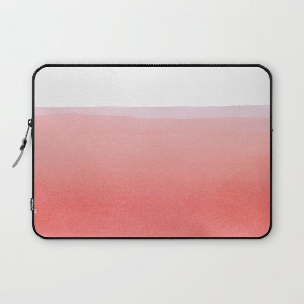 Minimal Pink Abstract 02 Landscape Computer Cover by amini54 - Laptop Sleeve - 13"