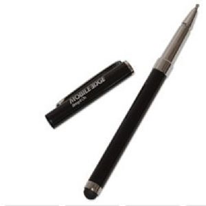 Mobile Edge Stylus/Rollerball Pen Combo - Steel Barrel Soft Silicone T