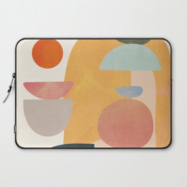 Modern Abstract Art 70 Computer Cover by City Art - Laptop Sleeve - 15"