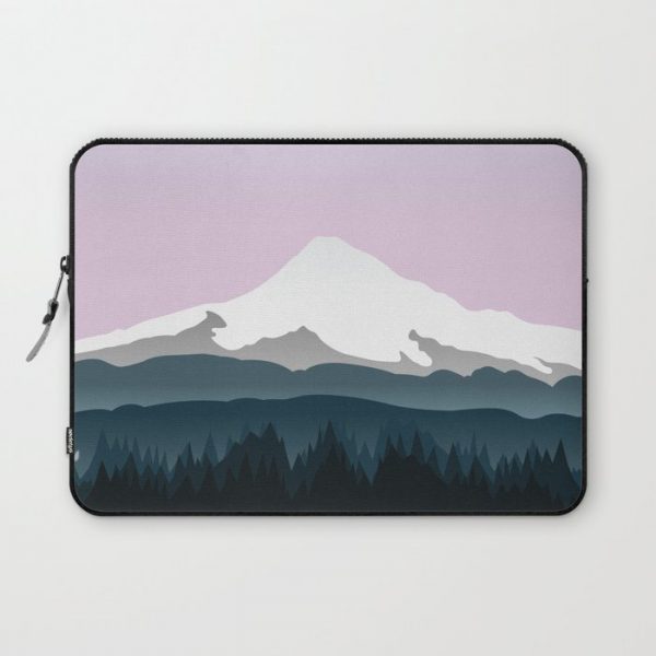 Mount Hood Forest - Pink Haze Computer Cover by Melissa Buhler - Laptop Sleeve - 13"