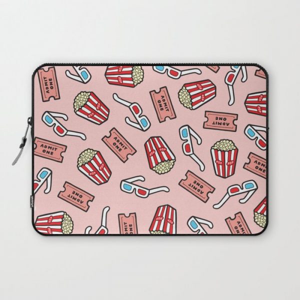 Movie Pattern in Pastel Pink Computer Cover by evannave - Laptop Sleeve - 13"