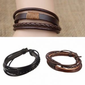 Multilayer Cow Leather Bracelet