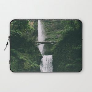 Multnomah Falls III Computer Cover by Hannah Kemp - Laptop Sleeve - 13"