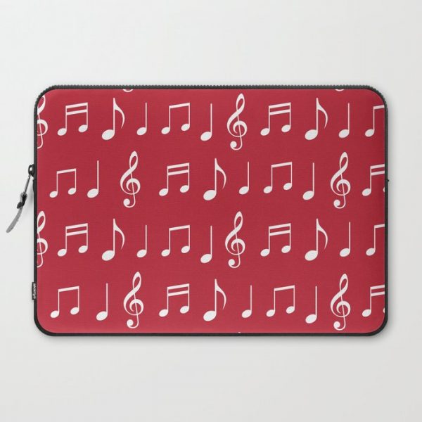 Music is life. Musical notes Computer Cover by ReallyCreative - Laptop Sleeve - 15"