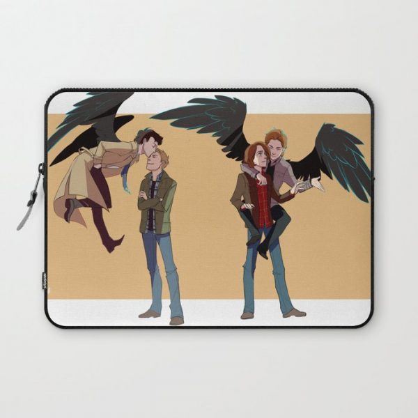 My Crazy Angel Computer Cover by TEAM JUSTICE ink. - Laptop Sleeve - 13"