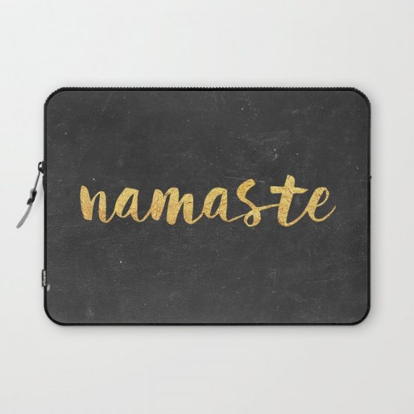 Namaste Computer Cover by Text Guy - Laptop Sleeve - 13"