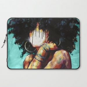 Naturally II TEAL Computer Cover by DaCre8iveOne - Laptop Sleeve - 15"