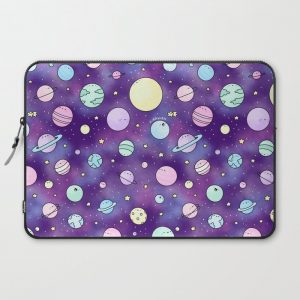 Need Some Space! Kawaii Galaxy Doodle Computer Cover by KiraKiraDoodles - Laptop Sleeve - 15"