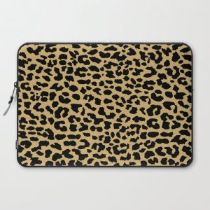 Neon Classic Leopard Computer Cover by Mango Tangerine Studio - Laptop Sleeve - 15"