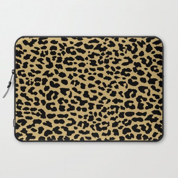 Neon Classic Leopard Computer Cover by Mango Tangerine Studio - Laptop Sleeve - 15"