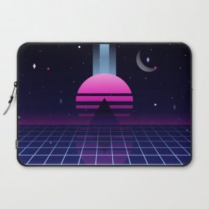 Neon Twilight Computer Cover by badOdds - Laptop Sleeve - 15"