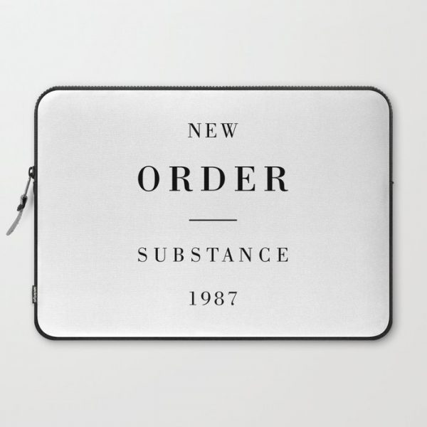 New Order Substance 1987 Computer Cover by LuMe Designs - Laptop Sleeve - 15"