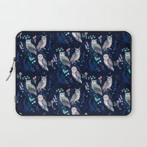 Night Owls Computer Cover by Clara McAllister - Laptop Sleeve - 13"