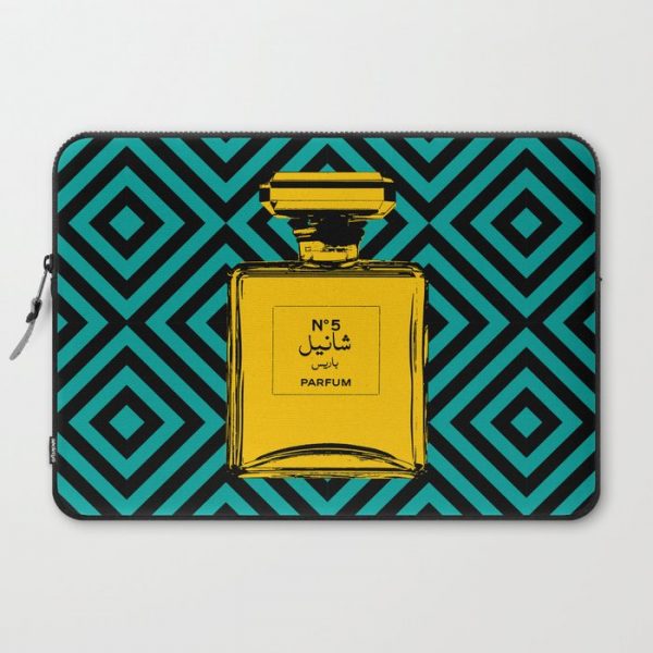 No 5 (Blue) Computer Cover by FA23 - Laptop Sleeve - 15"